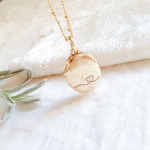 medaillon fille personnalise