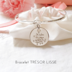 bracelet gravure dessin d enfant jonc argent