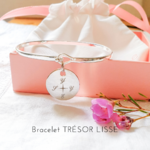 bracelet jonc personnalise initiales famille