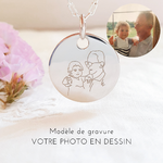 graver une photo sur un bijou garcon