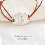 bijou homme lien cuir souvenir bebe decede