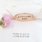 bracelet gravure mots ecrits je t aime