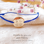 bijou prenom bracelet cordon personnalise