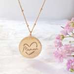 pendentif cadeau maman personnalise