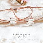 cadeau pour soeur original bracelet personnalise