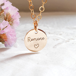 collier prenom fille