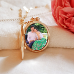 collier medaillon photo
