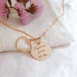 collier coeur en or personnalise