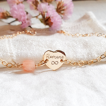 bracelet prenom pierre de naissance