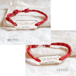bracelet garcon gravé avec message fais de ta vie un reve