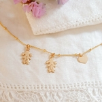 collier pour maman avec initiales