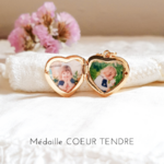 pendentif photo coeur