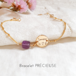 cadeau personnalise pour soeur bracelet grave