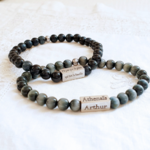 bijou personnalise homme bracelet tube grave