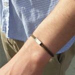 bracelet personnalisable homme acier