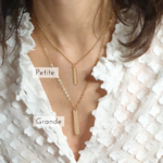 collier barre femme personnalisable