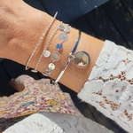bracelet femme argent en solde