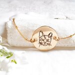 bracelet avec photo chat