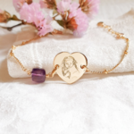 photo sur bijou pendentif argent