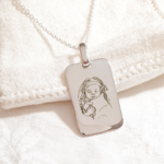 pendentif gravure photo