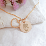 graver photo sur pendentif