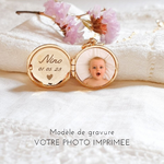 medaillon personnalisable cadeau maman