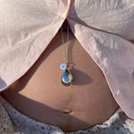 bijou femme enceinte collier gravé
