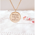 perte d'une maman bijou souvenir