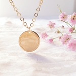 bijou personnalisable collier chaine medaille points