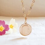 pendentif vierge marie personnalisé