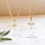 collier petite croix