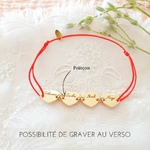 gravure verso bracelet coeurs verso