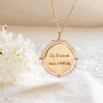 collier pierre de naissance juillet grave cadeau femme