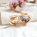 collier coeur photo personnalise