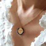 collier cadeau de naissance pour maman pierre de septembre