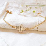 bracelet croix cadeau communion filleule