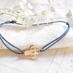 bijou communion croix personnalisé