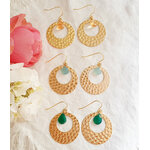 boucle-oreille-femme-pierre-or-martele