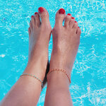 bracelet-de-cheville-perles-turquoise-rouge-samba