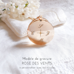 medaillon-femme-personnalisable-rose-des-vents-initiales