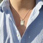 collier-homme-argent-plaque-personnalisable