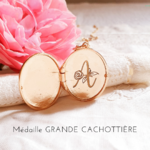 medaillon-personnalise-initiale-fleur