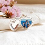 pendentif coeur avec photo
