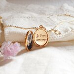 medaillon photo bijou fille