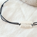 bracelet personnalisable homme lame rasoir argent johnny cordon cuir ou fin