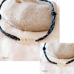 bracelet prénom homme cordon chéri verso
