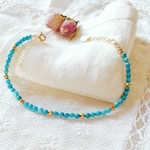 bracelet perles turquoise magnifique