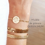 bracelet jonc maman queen mum adoree