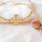 bracelet initiale chance coeur