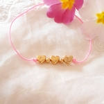 bijou personnalise cordon coeurs graves